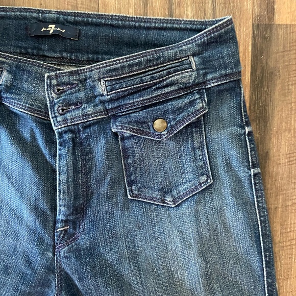 7 FAMK flared jeans - Picture 2 of 4